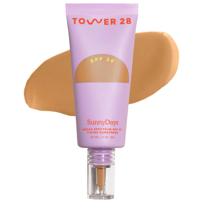 SunnyDays SPF 30 Tinted Sunscreen Foundation - Tower 28 Beauty | Sephora | Sephora (US)