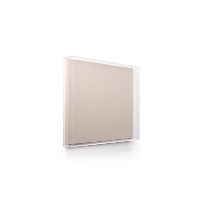 Acrylic Shadow Box Frame in Clear Beige | Wayfair North America
