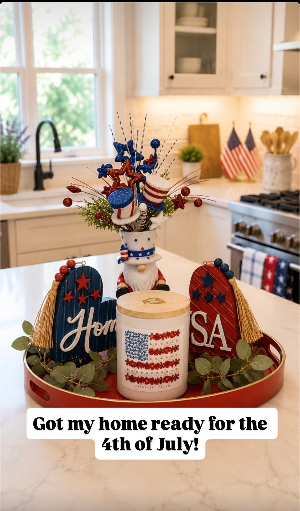 Got my home ready for the 4th of July! These decor pieces add a touch of patriotism and cheer to my space 🇺🇸

#LTKSaleAlert #LTKvlog #LTKHome