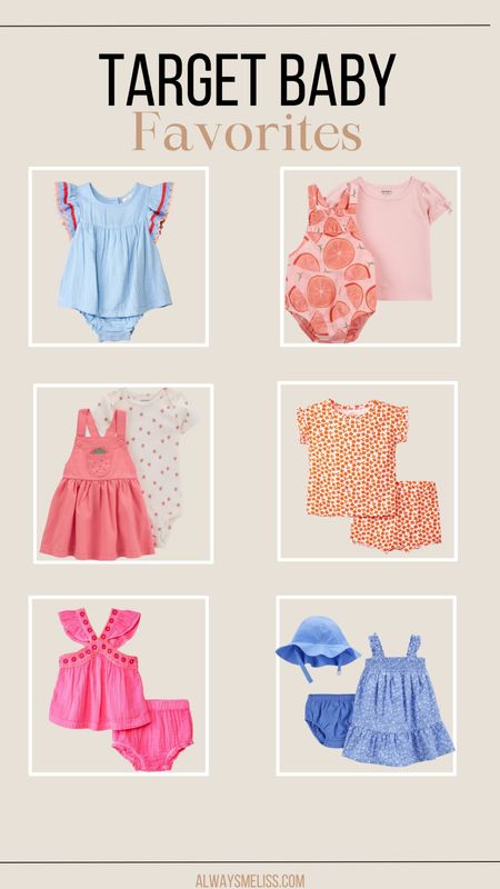 Rounding up some super cute finds from Target for baby girl! All great outfits for summer!

Target 
Baby girl outfits 
Two piece sets for babyy

#LTKBaby #LTKStyleTip #LTKFindsUnder50