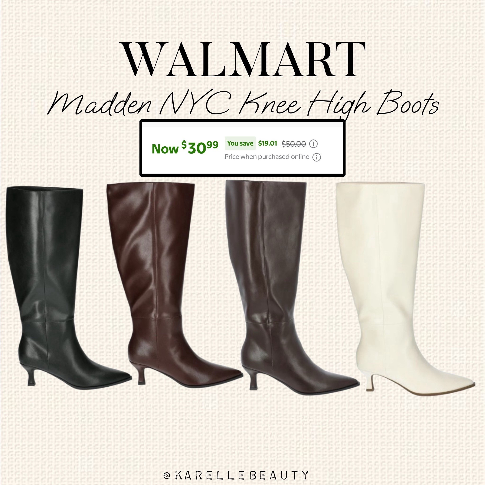 Madden NYC Faux Leather Knee High Boots. 

#LTKFindsUnder50 #LTKShoeCrush #LTKSaleAlert