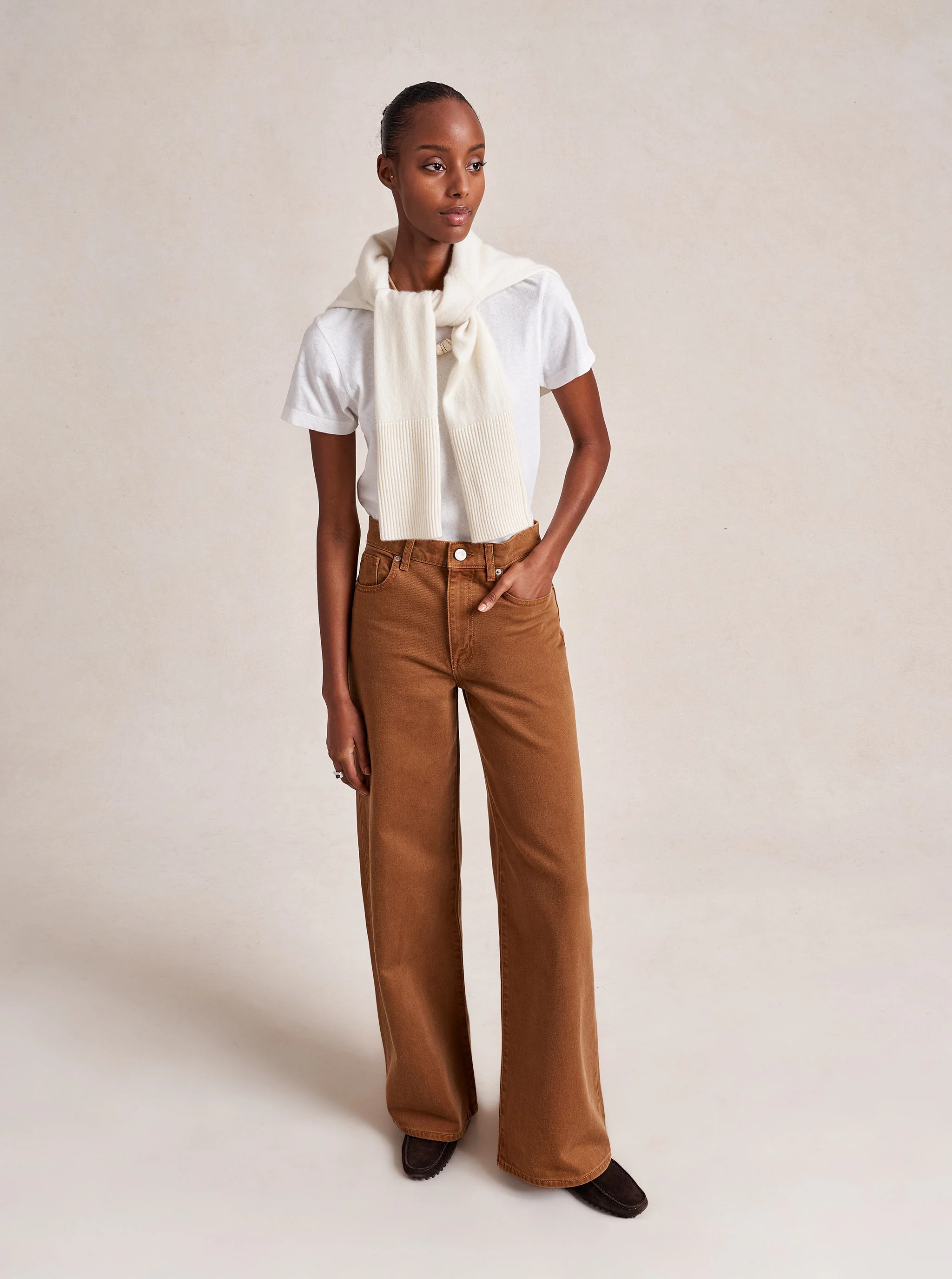 Isadora High-Rise Wide-Leg Jean | La Ligne