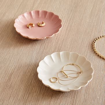 Organic Ceramic Trinket Trays | West Elm (US)