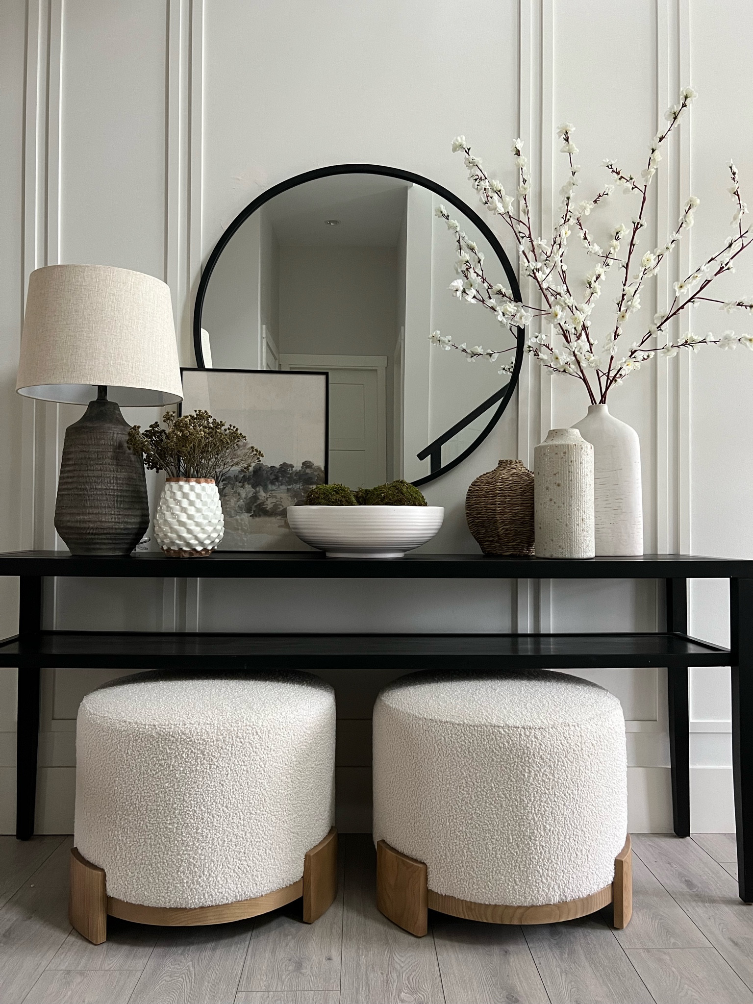 Spring console! 
I’m loving the lighter and brighter look! 
Modern organic 

#LTKSeasonal #LTKhome #LTKFind