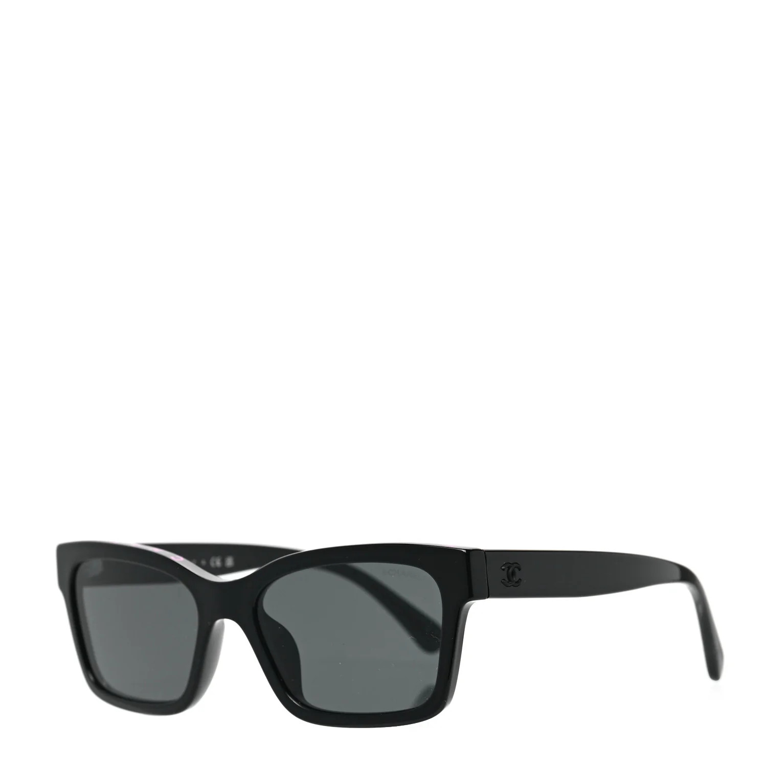 CHANEL Acetate Square Sunglasses 5417-A Black | FASHIONPHILE (US)