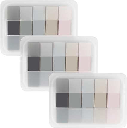 Essex Wares - 300 Pieces, 5 Morandi Colors, Transparent Sticky Notes Tabs | 3 Cases, Each Tab Mea... | Amazon (US)