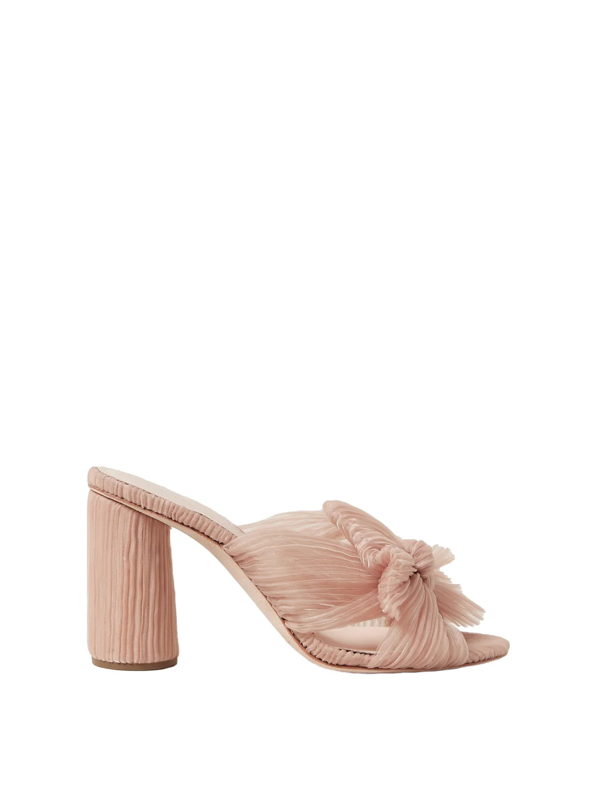 Penny Pleated Bow Heel in Beauty | Over The Moon
