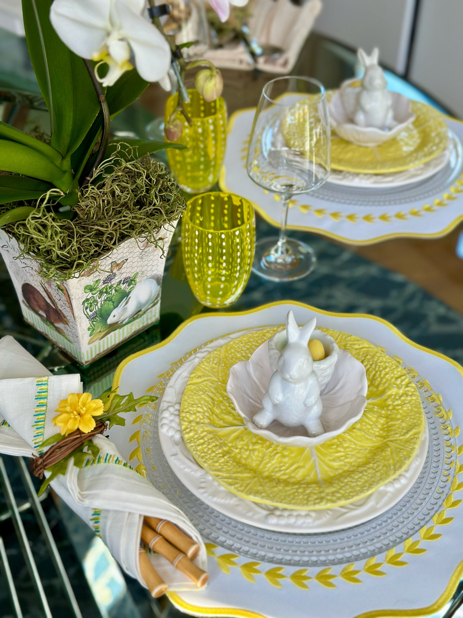 Yellow cabbage plates and yellow glasses / win win

#LTKhome #LTKSeasonal #LTKfindsunder100