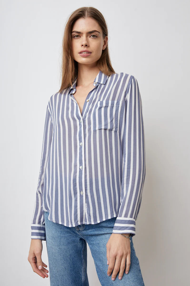 JOSEPHINE SHIRT - TURIN STRIPE | Rails