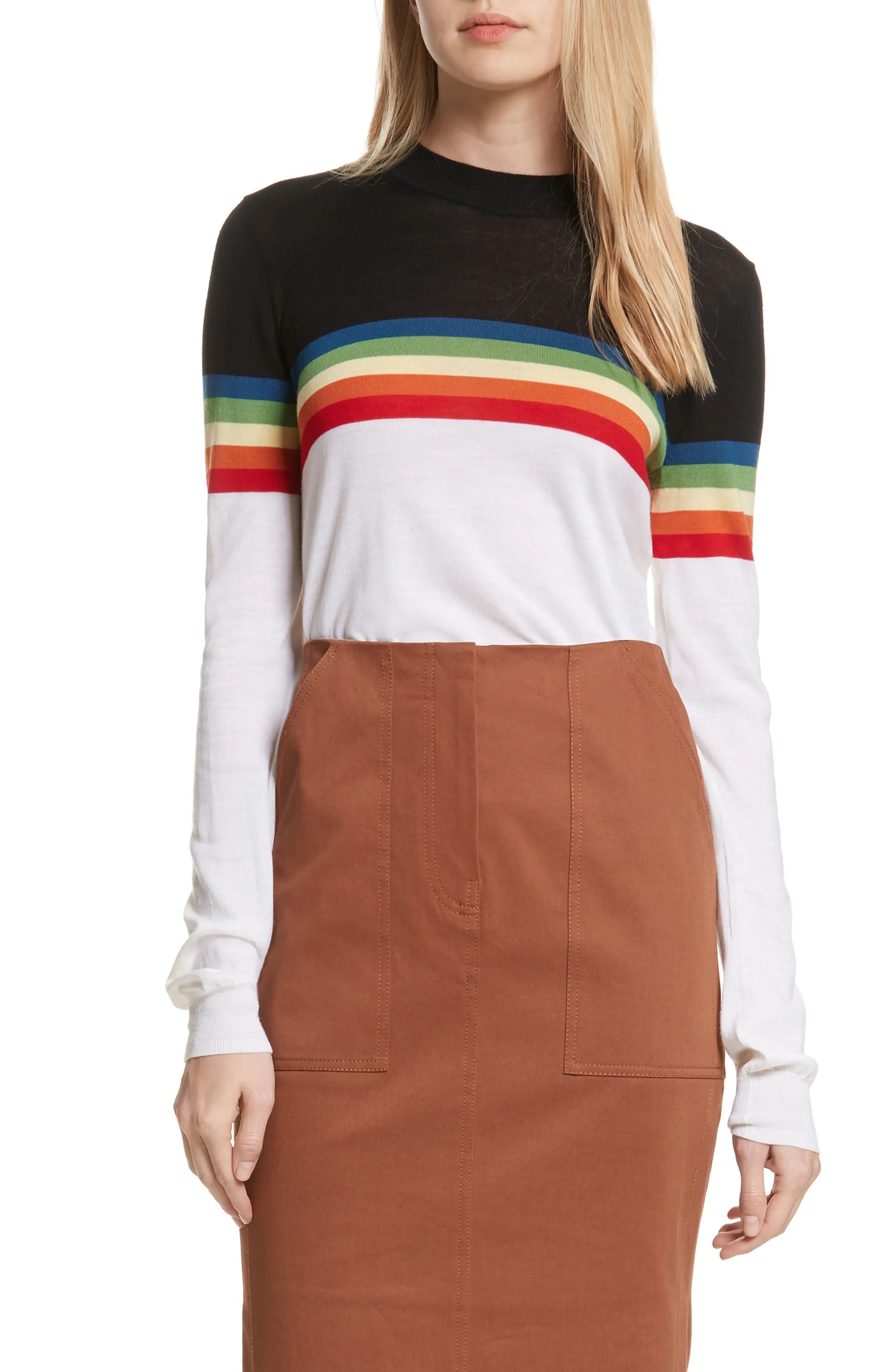 Diane von Furstenberg Rainbow Sweater | Nordstrom