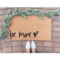 Valentine's Day Doormat, Be Mine Welcome Mat, Decor, Heart Gift For Her, Decor | Etsy (US)