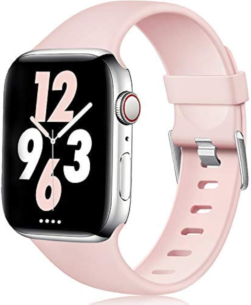 Compatible with Apple Watch Band 40mm 38mm 44mm 42mm for Women/Men, Soft Sport Bands Replacement ... | Amazon (US)