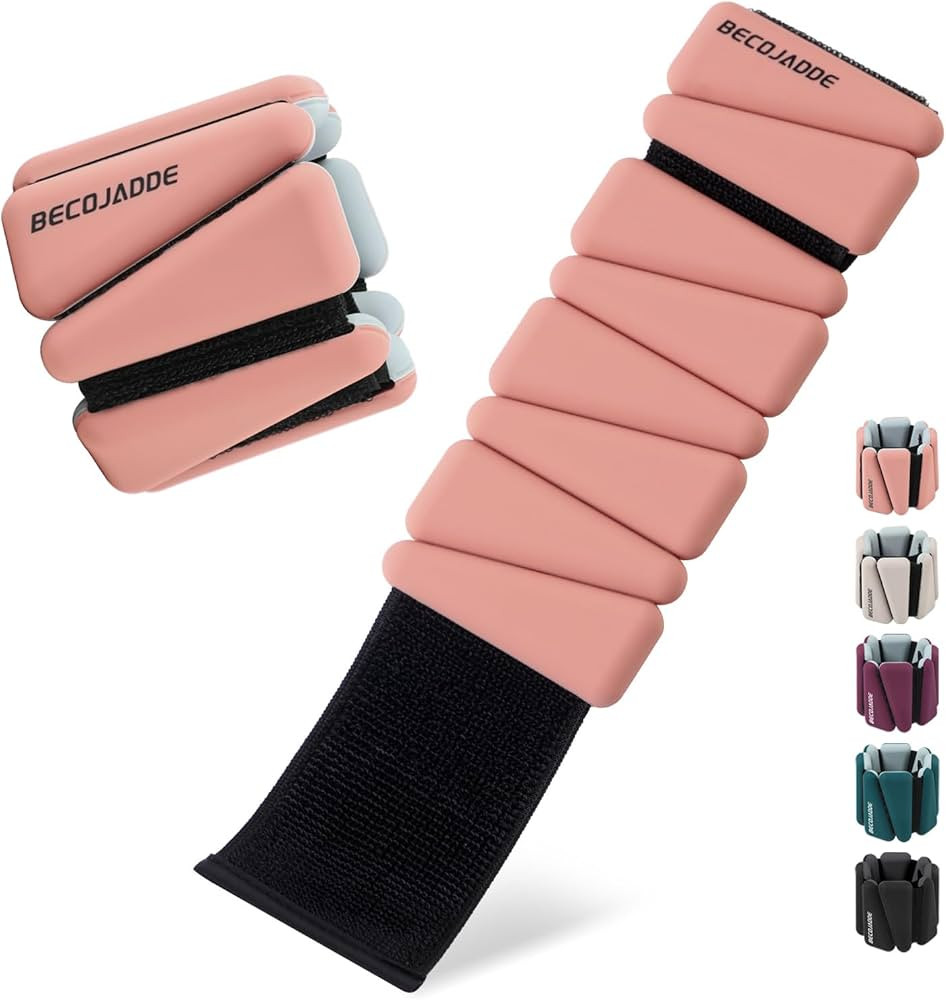 BECOJADDE Wrist Ankle Weights Adjustable Training Intensity for Strength Training Walking Running... | Amazon (US)