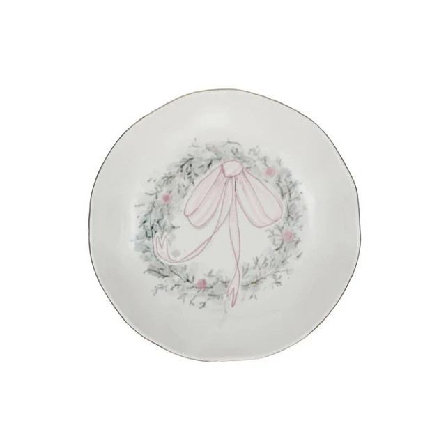 Holiday Wreath Serving Bowl | Cailini Coastal