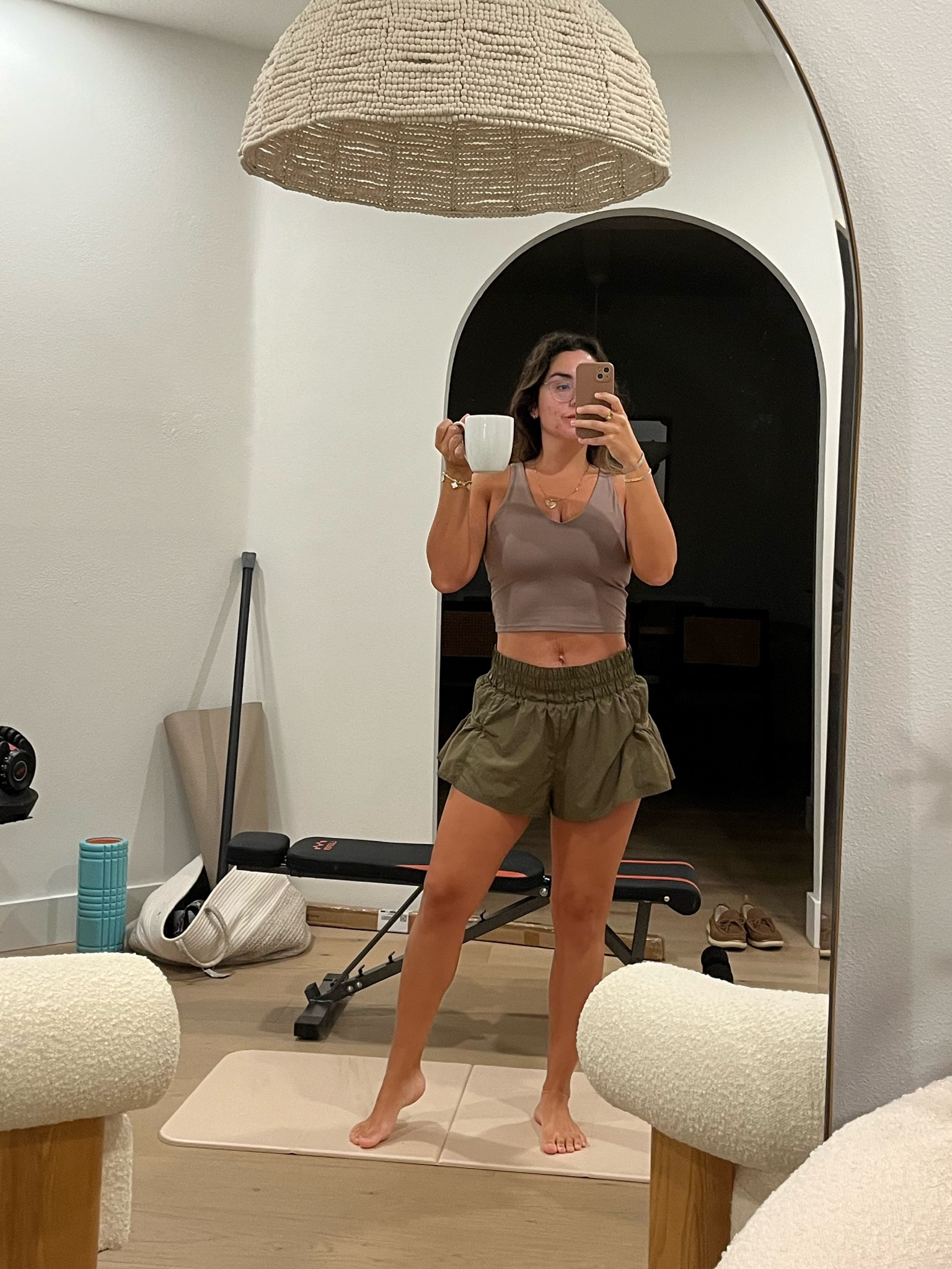 Free people shorts and old target tank 

#LTKfindsunder50 #LTKfitness