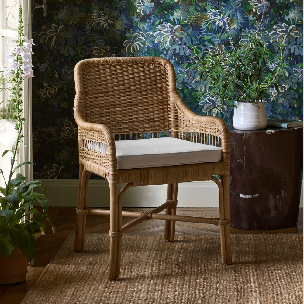 Avila Rattan Dining Armchair | Williams-Sonoma