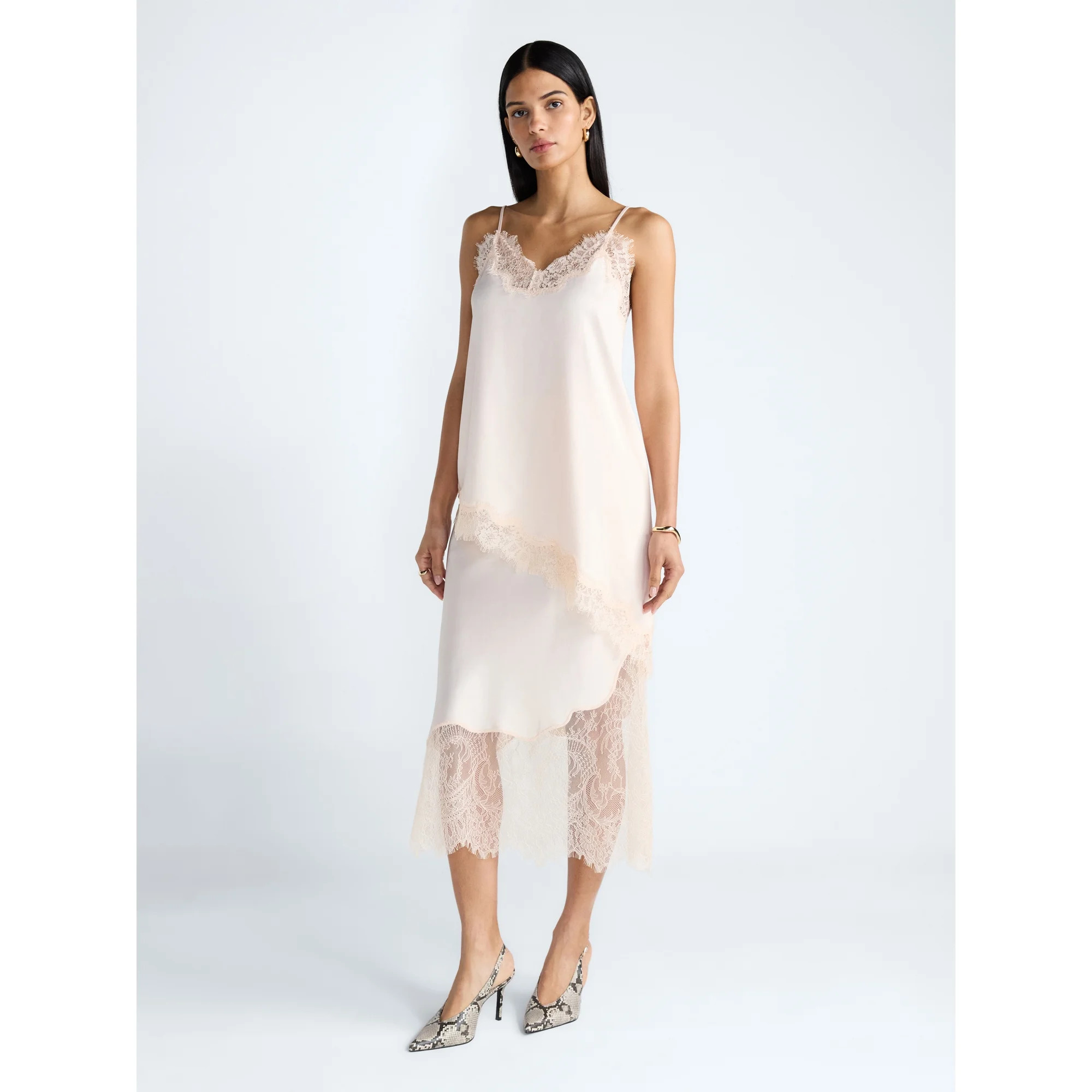 Devil Wears Prada Scoop Collection Women's and Women's Plus Maxi Lace Skirt, Sizes XS-4X | Walmart (US)