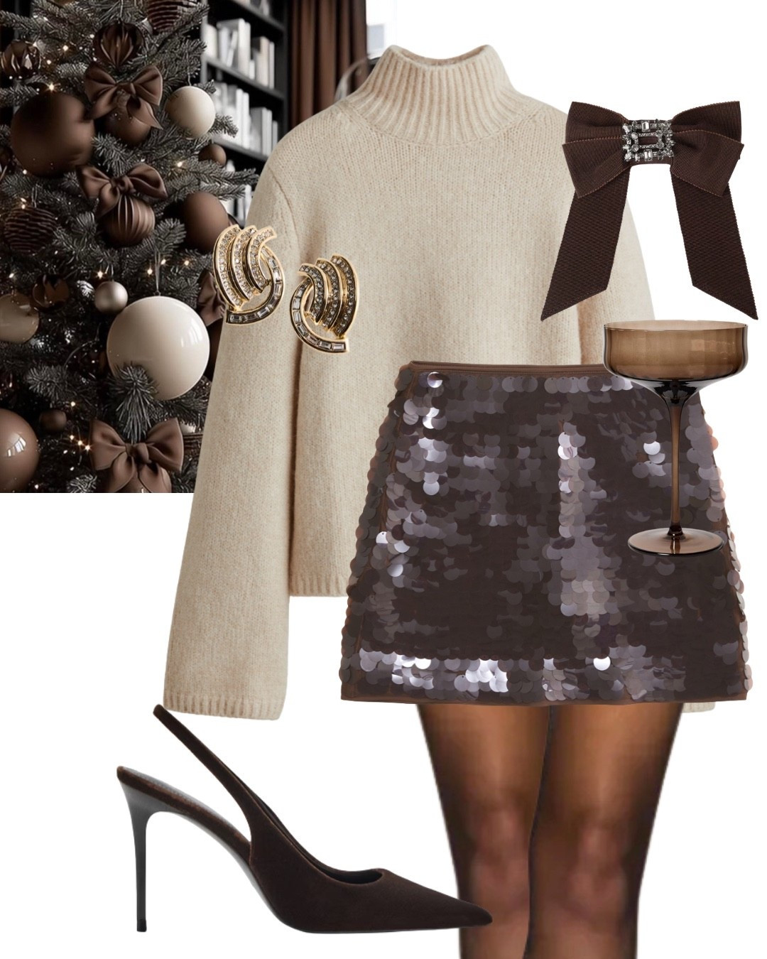 CHRISTMAS PARTY - a gorgeous cosy and festive outfit for any Christmas party 

#sequinskirt #christmasparty #partywear 

#LTKfestive #LTKwinter #LTKpartywear