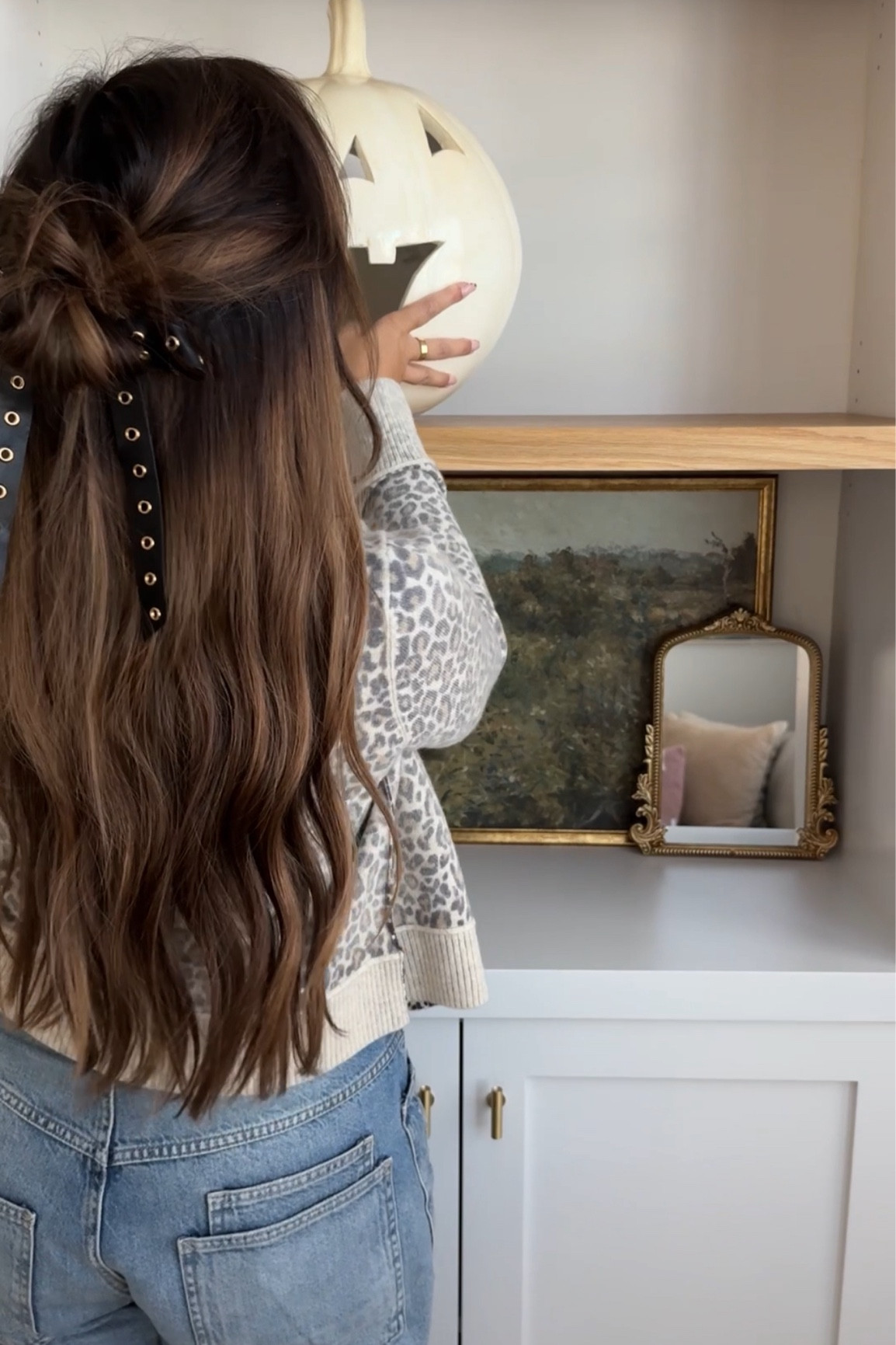 Lots of questions about my hair bow and sweater 🖤 bows come in a set of two and cardigan is an absolute MUST! Wearing a medium 

#LTKStyleTip #LTKSeasonal #LTKFindsUnder50