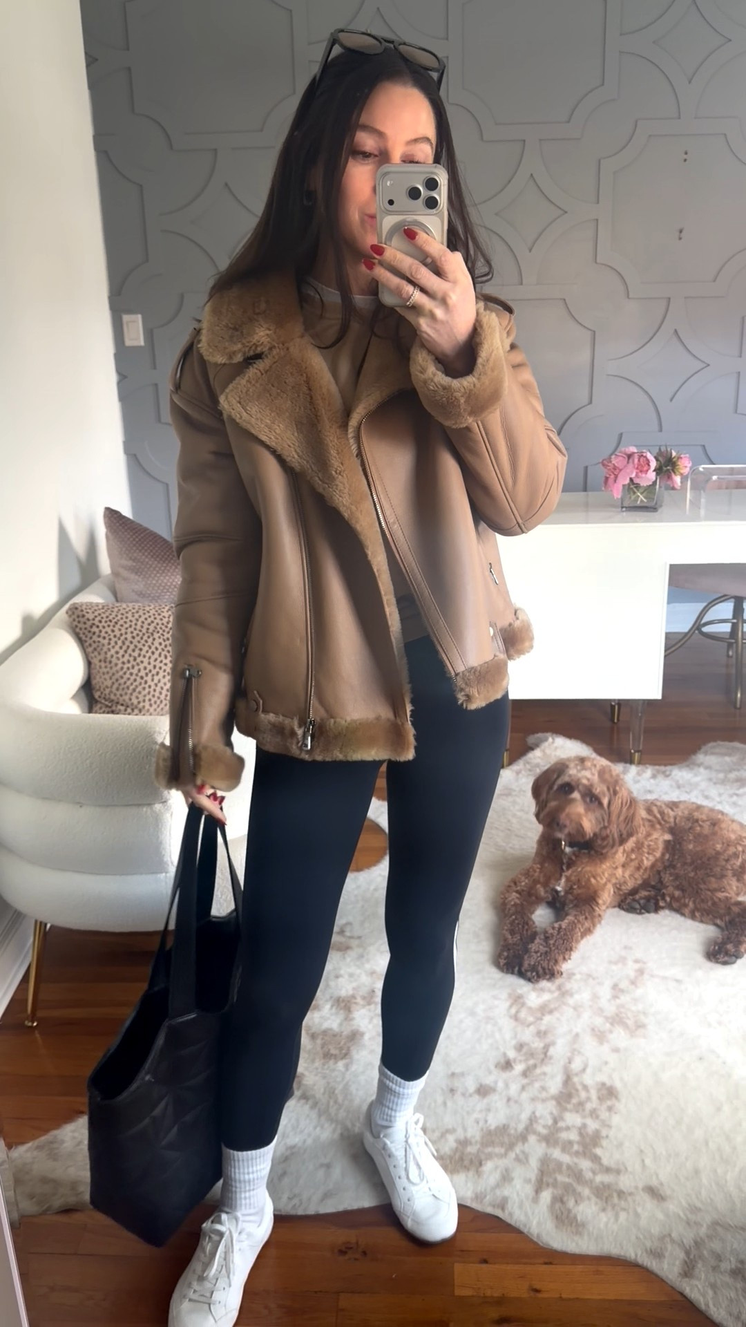 Leggings did my true size but you could size up one. Easiest post workout look to take you to errands and feel put together  

#LTKActive #LTKOver40 #LTKootd