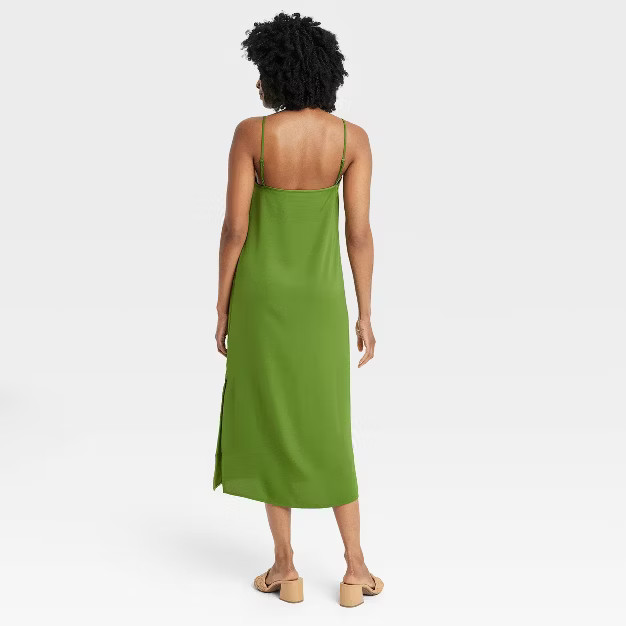 Women's Slip Dress - A New Day™ Green | Target