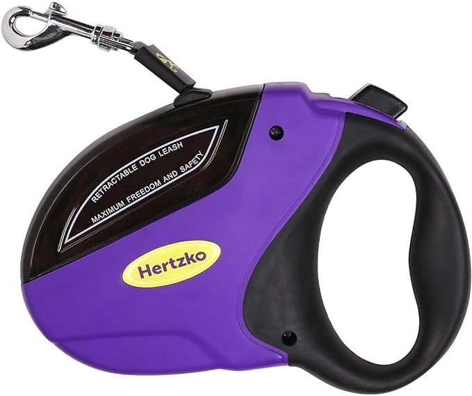 Heavy Duty Retractable Dog Leash by Hertzko - Great for Small, Medium & Large Dogs (16 Foot - 110... | Amazon (US)
