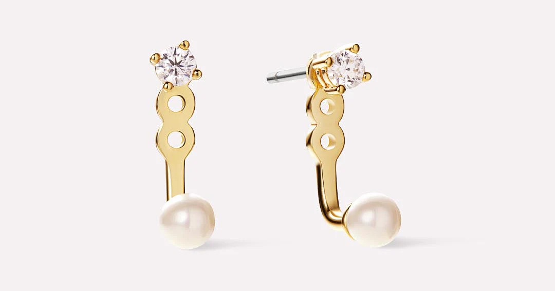 Gold Stud Earrings | Ana Luisa