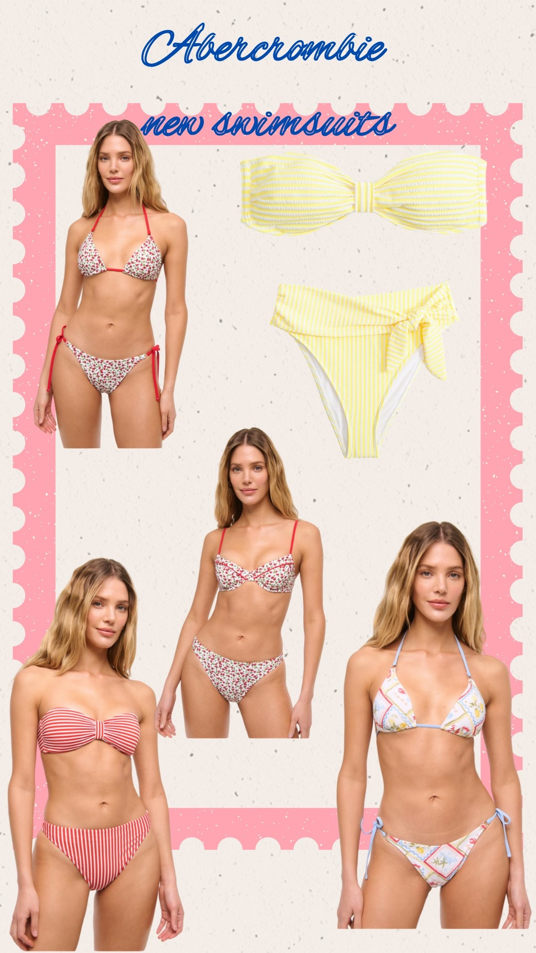 Abercrombie new swimsuits 

#LTKTravel #LTKSwim #LTKStyleTip