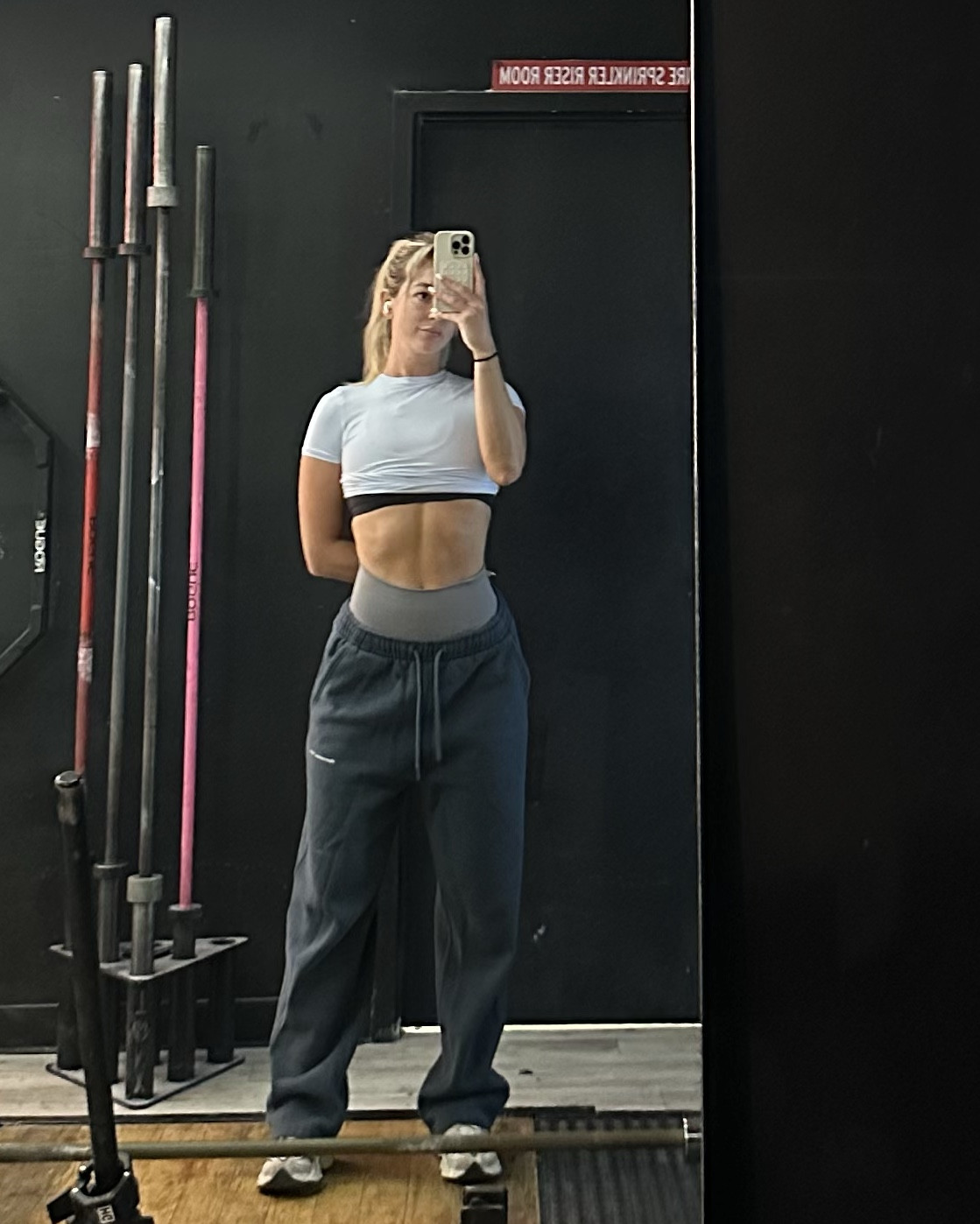 Small top 
Small men’s bottoms 