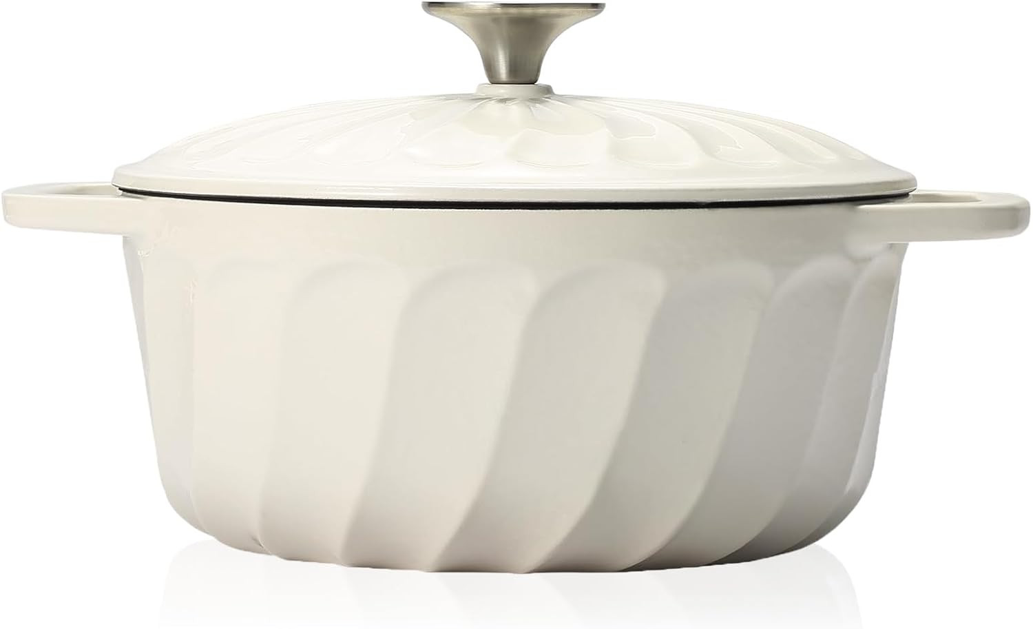 Enameled Cast Iron Dutch Oven with Lid, 3 QT Cast Iron Dutch Oven Pot, Heavy Duty Cast Iron Pot f... | Amazon (US)