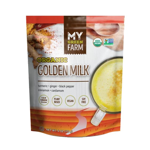 My Green Farm Organic Golden Milk Powder, 6 oz - Walmart.com | Walmart (US)