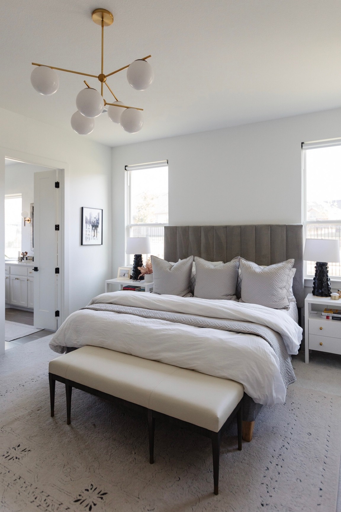 Bedroom essentials with the best sheets ever on sale for 20% off with code SPRINGVIP  We love the percale sheets and duvet cover, which never feel hot and are so soft. We use the down alternative duvet insert and accessorize with euro shams. Also linking our fluted nightstands, table lamps and area rug!

#LTKstyletip #LTKSeasonal #LTKsalealert