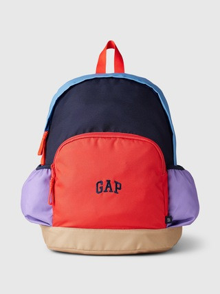 Kids Recycled Colorblock Logo Backpack | Gap (CA)