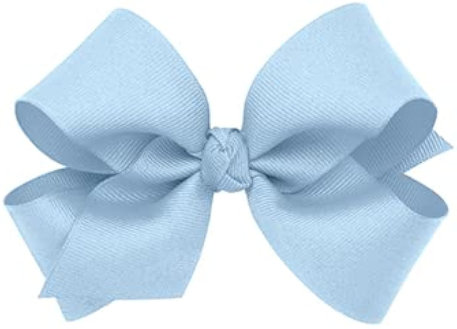 Wee Ones Girls' Classic Grosgrain Hair Bow with Knot Wrap Center on a WeeStay No-Slip Hair Clip | Amazon (US)