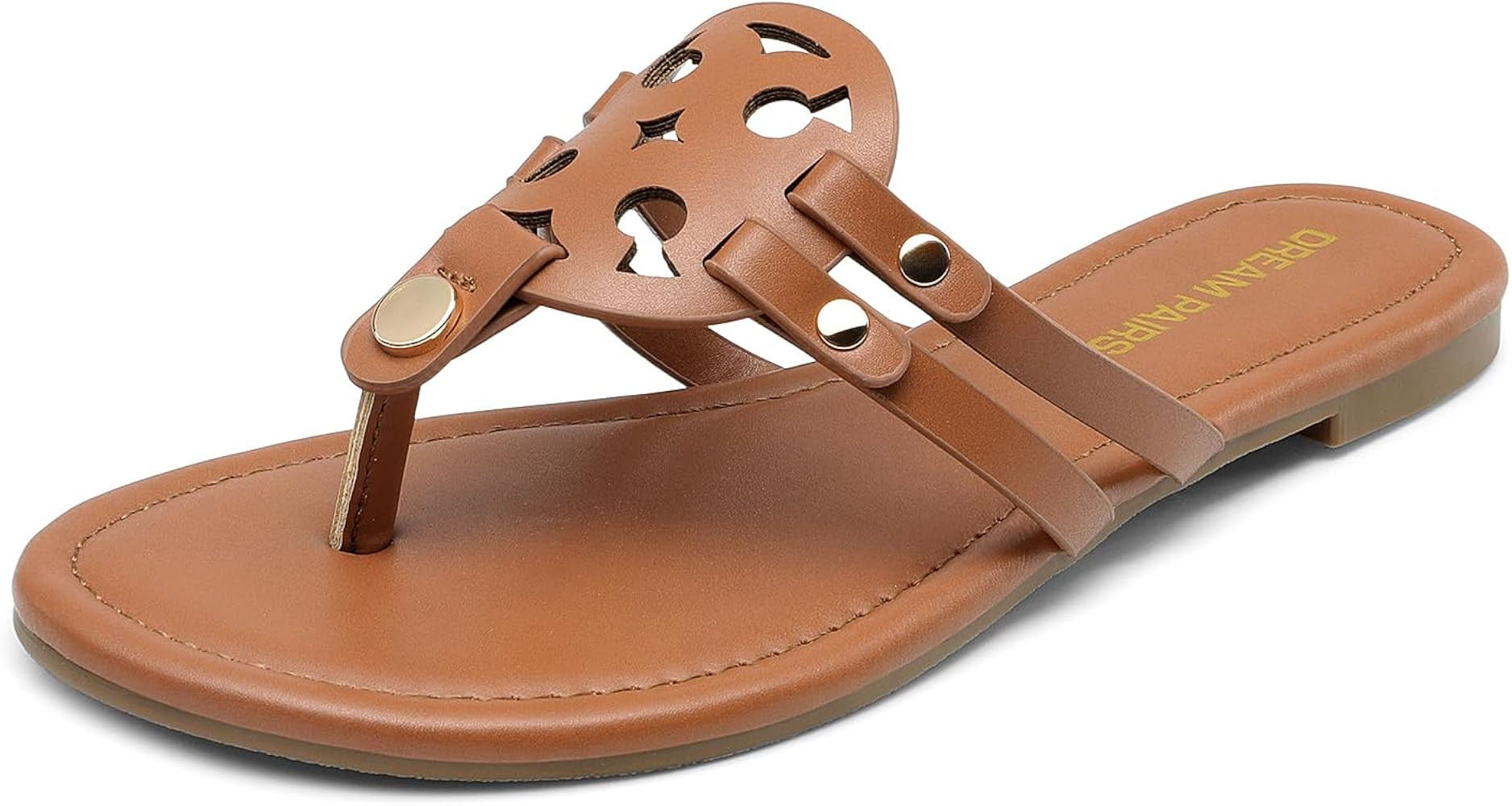 DREAM PAIRS Flip Flops for Women Comfortable Thong Flat Sandals for Summers Dress Beach | Amazon (US)