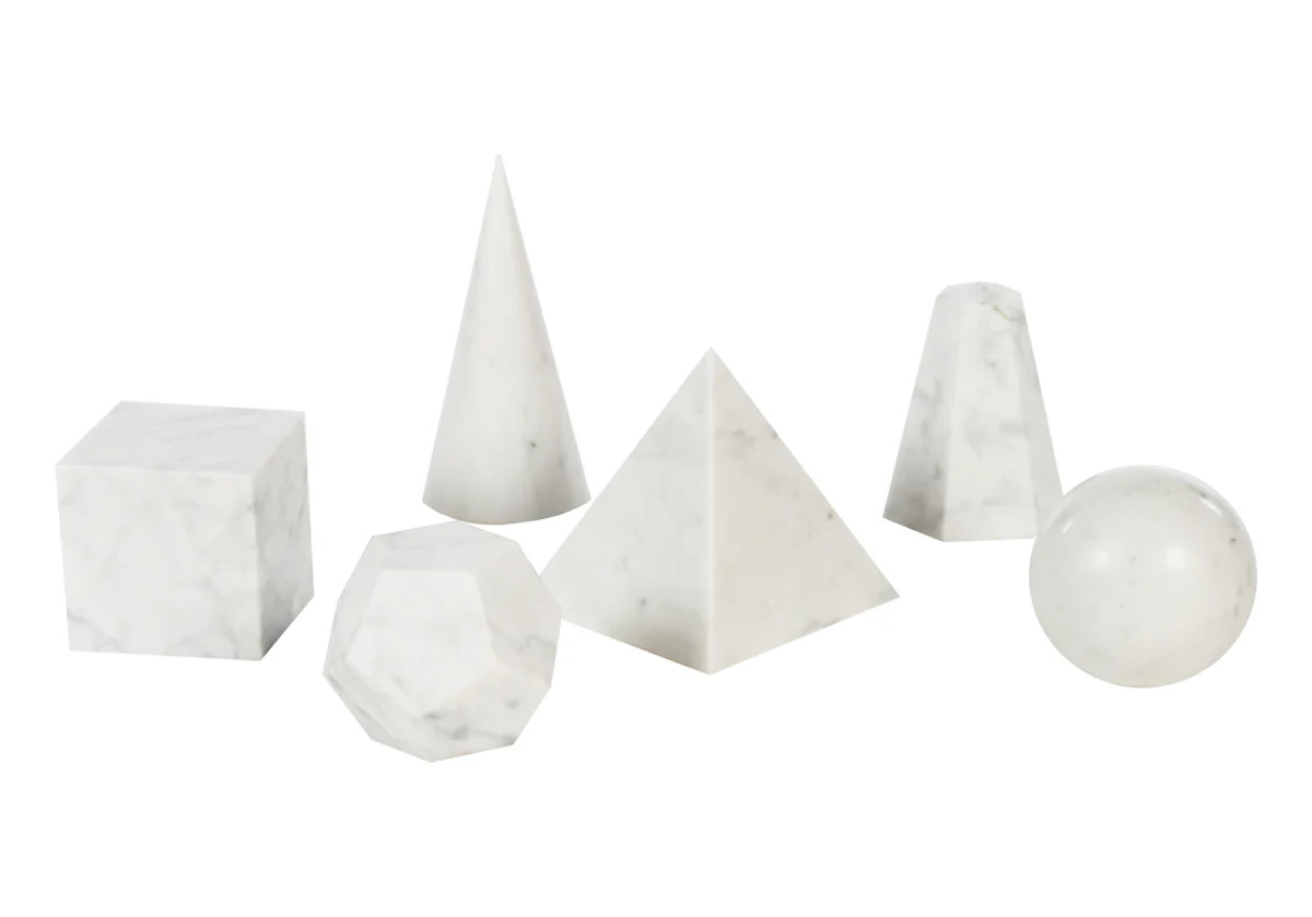 MARBLE SHAPES | Bianco Carrara | Alice Lane Home Collection