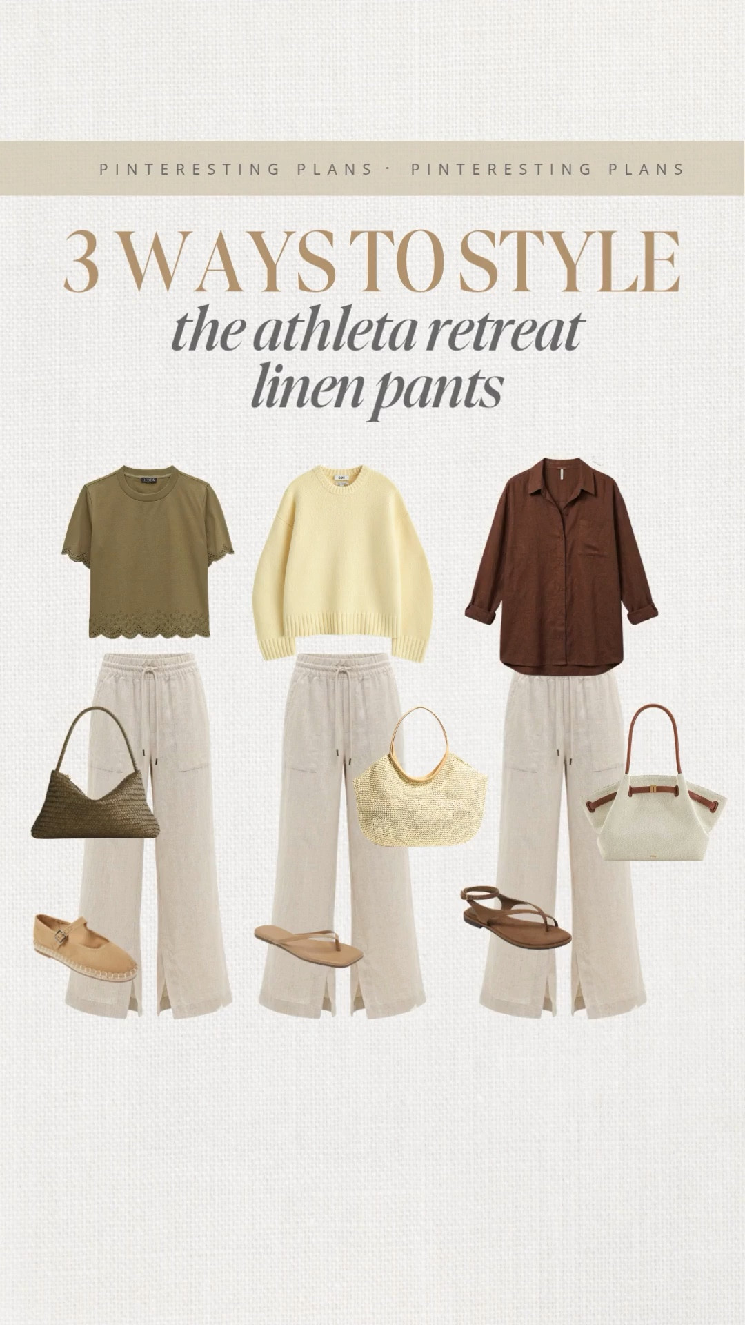 3 ways to style the Athleta retreat linen pants 🙌🏻🙌🏻

#LTKSeasonal #LTKspringtrends #LTKootd
LTKdayinmylife #LTKmomlife

#LTKSeasonal