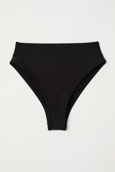 H & M - Bikini Bottoms High waist - Black | H&M (US)