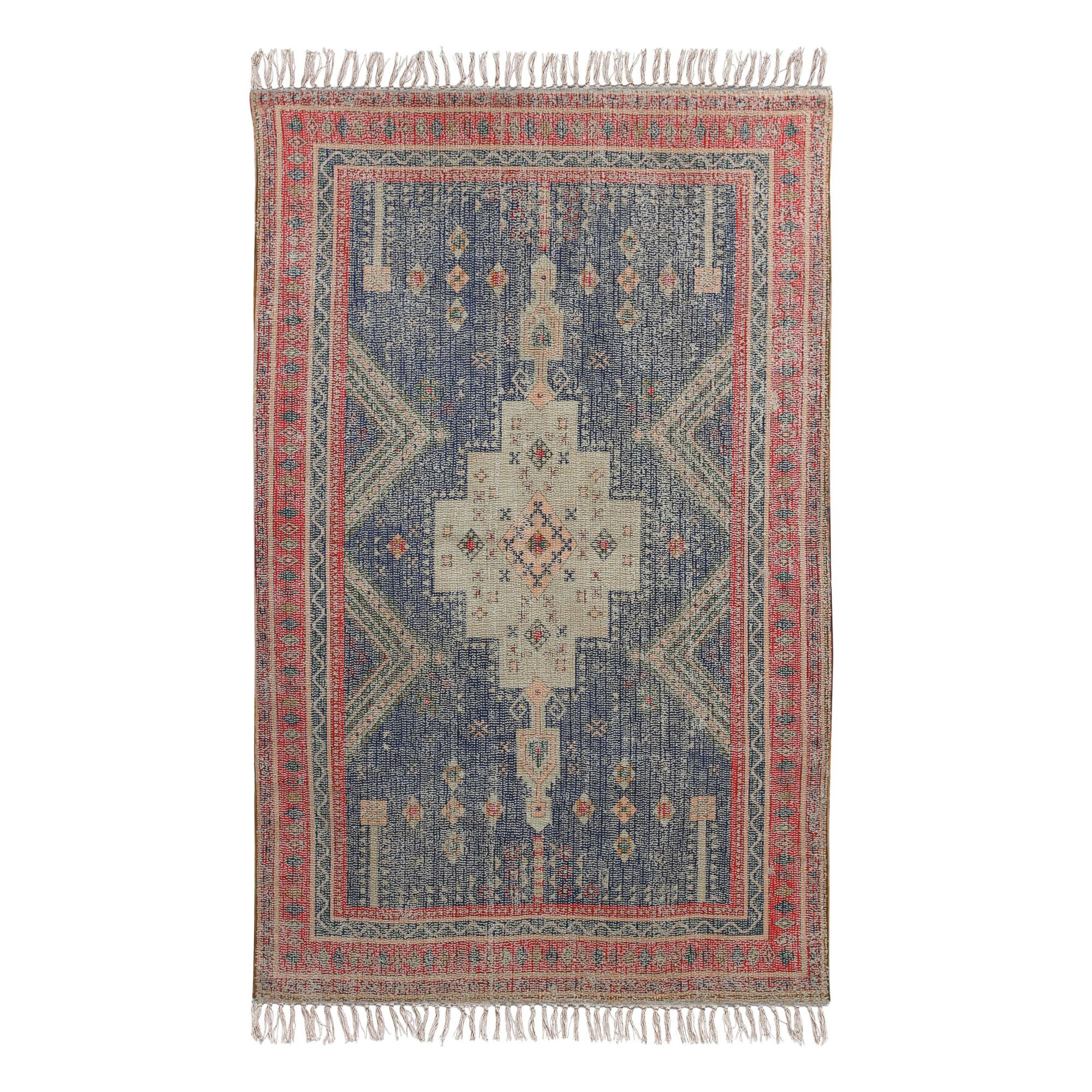 Printed Cotton Rug 150 x 240cm Red HKliving Design Adult | Smallable DE
