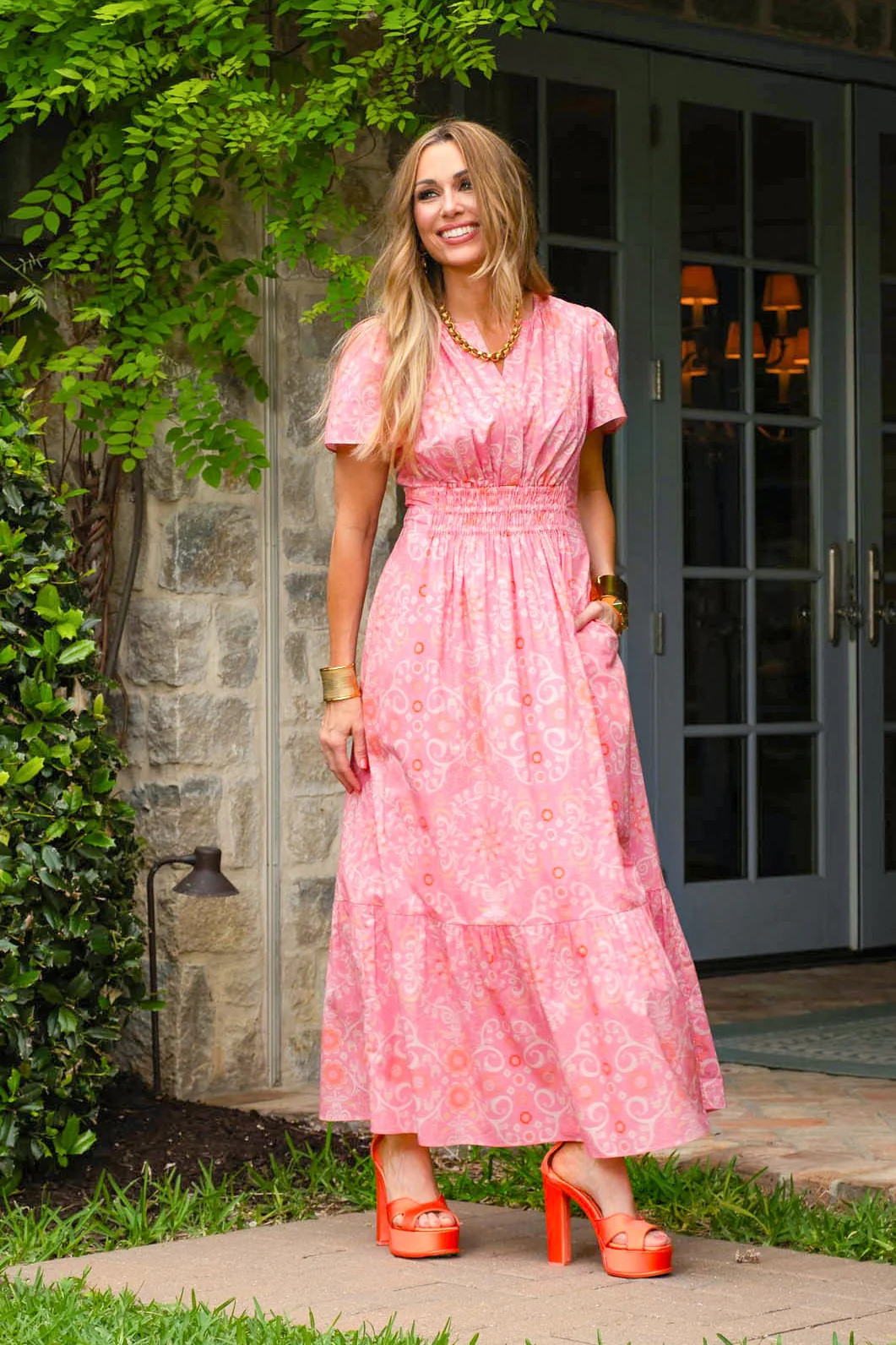 Sheridan French I Resort 2026 I Eloise Dress in Island Bougainvilla | Sheridan French