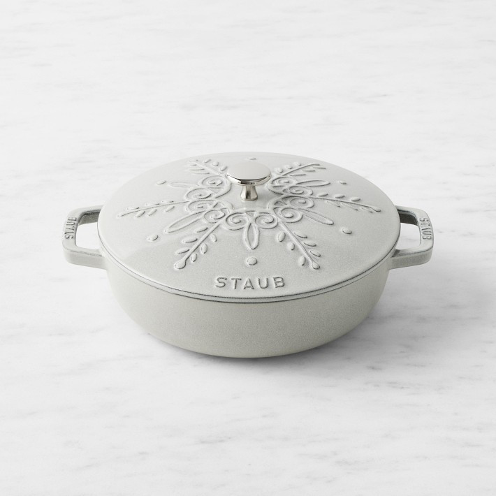 Staub Enameled Cast Iron Snowflake Braiser, 2 1/2-Qt. | Williams-Sonoma