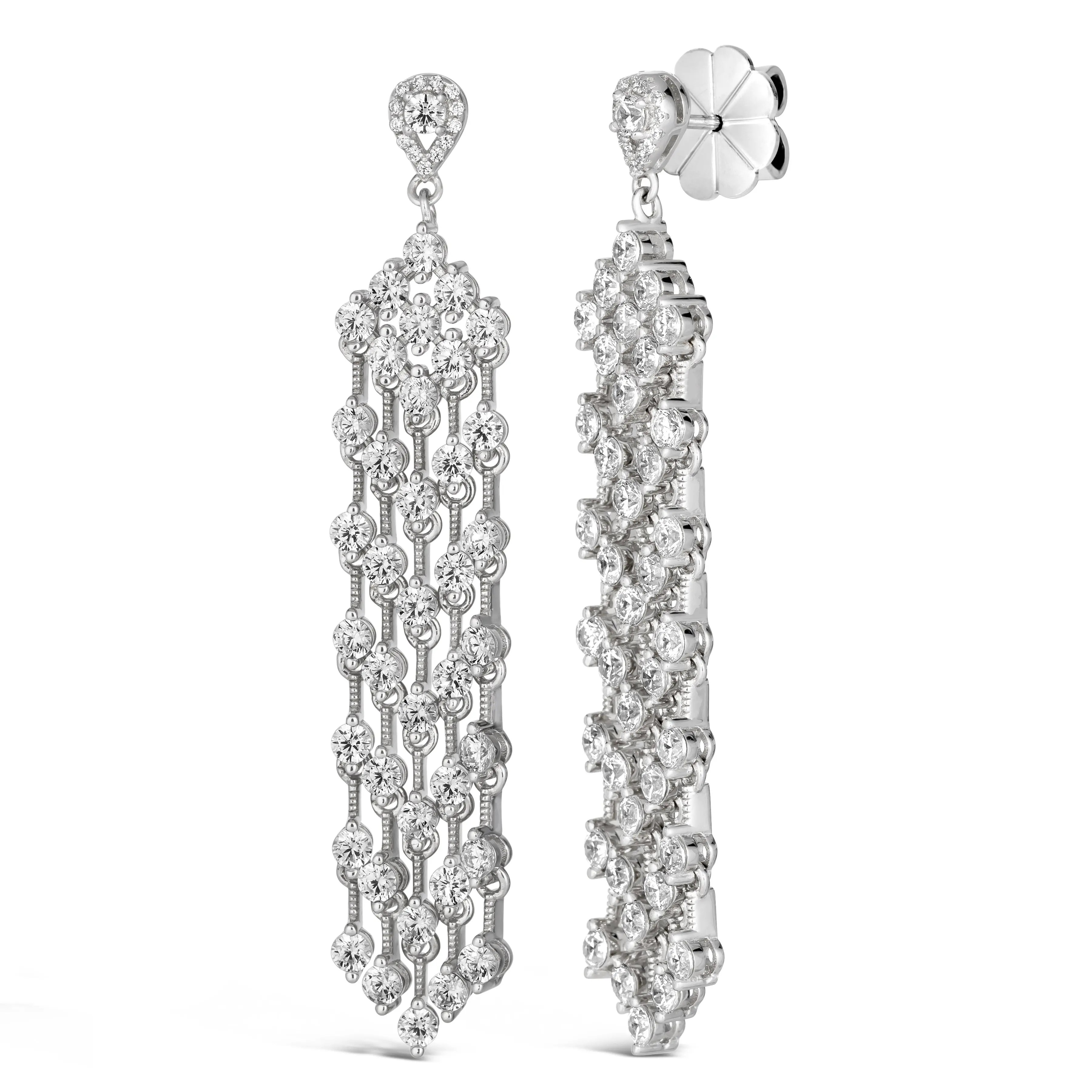 Tribeca Diamond Chandelier Earrings | Anna Zuckerman