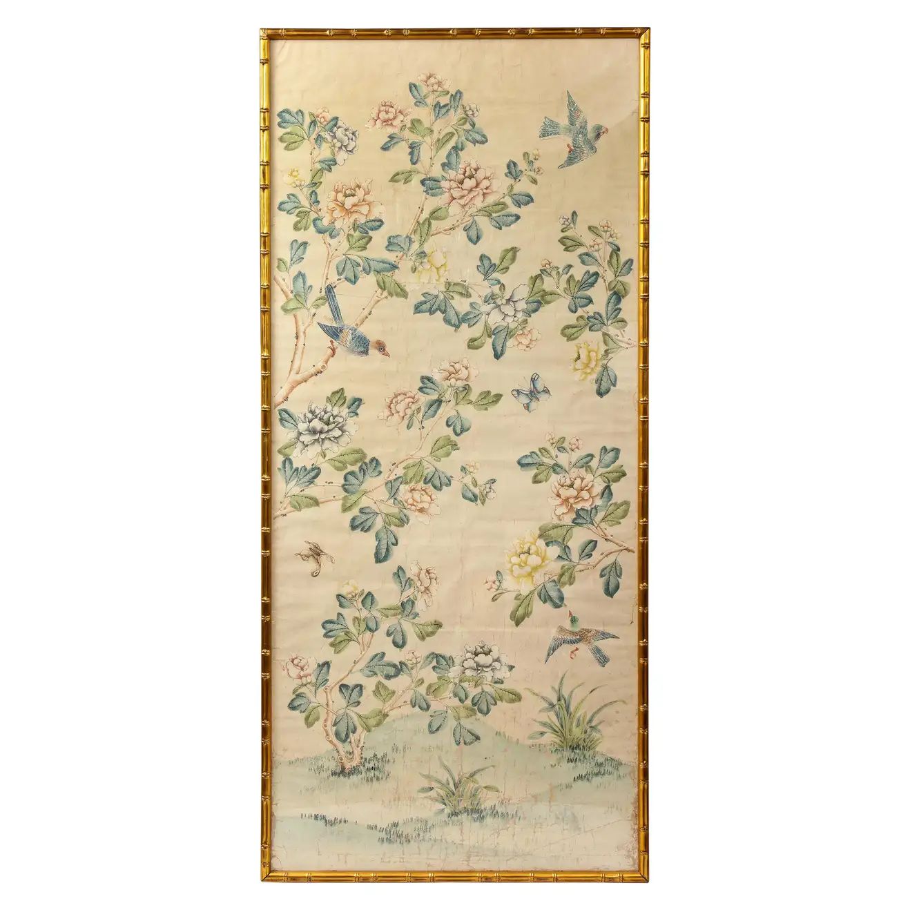 Framed Gracie Wallpaper Panel | 1stDibs