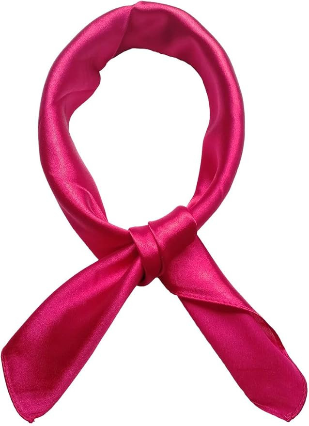 Women’s Solid Color Square Scarf Neckerchief | Amazon (US)