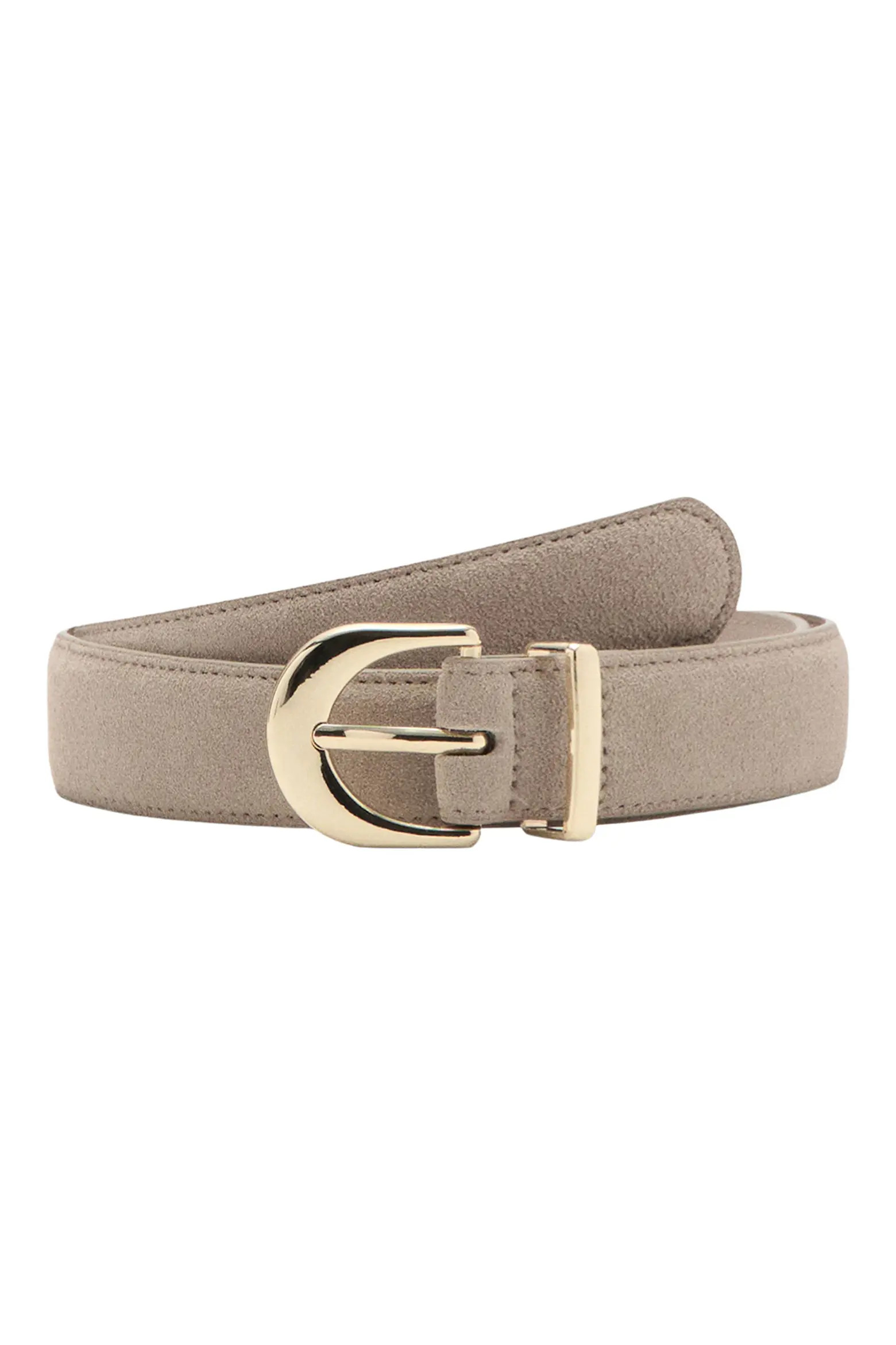 MANGO Oval Buckle Suede Belt (Women) | Nordstrom | Nordstrom