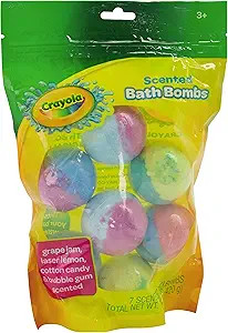 Crayola Colorful Scented Bath Bombs 7Ct | Amazon (US)