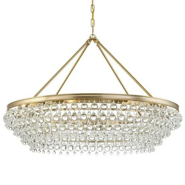 Crystorama Lighting 278-VG Calypso - Eight Light Chandelier in Traditional and Contemporary Style... | Walmart (US)