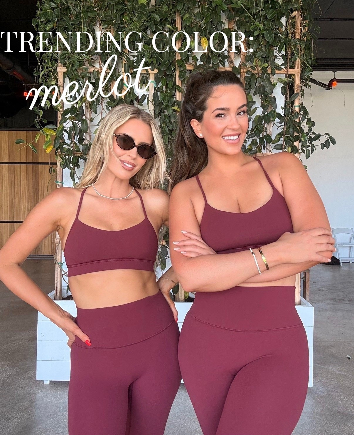 ….and they just happen to be in our podcast brand colors too 🤎💋 kayla and I grabbed these sets to interview Aubre Winters for THE COMEBACK ERA 🎙️ 

#LTKActive #LTKootd #LTKMidsize