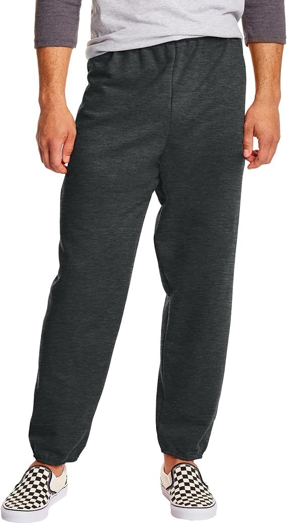 Hanes Men's Sweatpants, EcoSmart Best Sweatpants for Men, Men's Athletic Lounge Pants with Cinche... | Amazon (US)