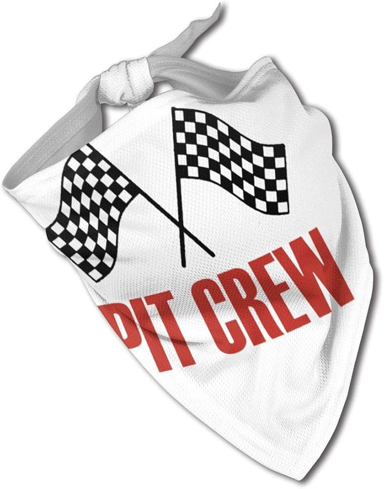 Checkered Flags Race Car Flag Dog Bandana Collars Triangle Neckerchief Bibs Scarfs Accessories Pet C | Amazon (US)